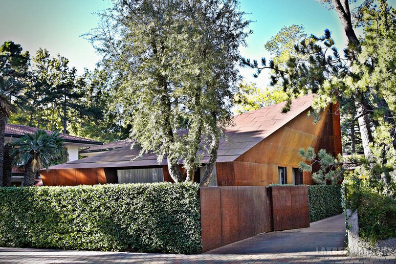 Corten acél burkolatok - Villa al Mare, Lanfranco Pollini 2