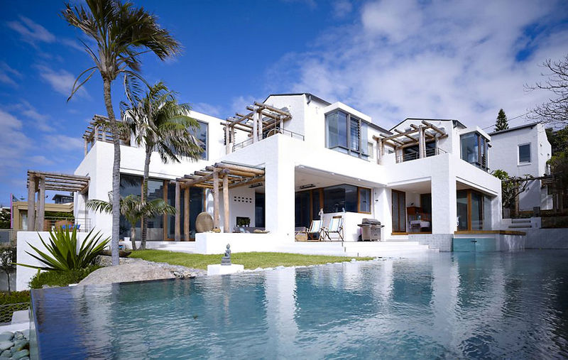 Vízparti ház sok egyedi belsőépítészeti megoldással, Waterfront House Coogee, MPR Design Group 2