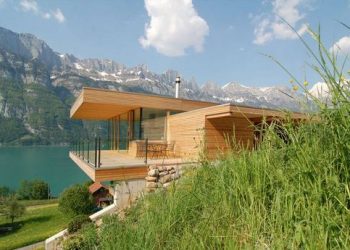 Wohnhaus Am Walensee - kétszintes modern ház gyönyörű panorámával 1