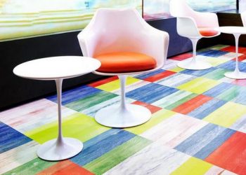 Modern parketták élénk színekkel és különleges mintákkal - Bauwerk Parketta 1