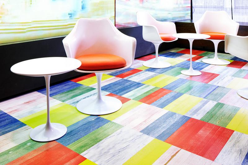 Modern parketták élénk színekkel és különleges mintákkal - Bauwerk Parketta