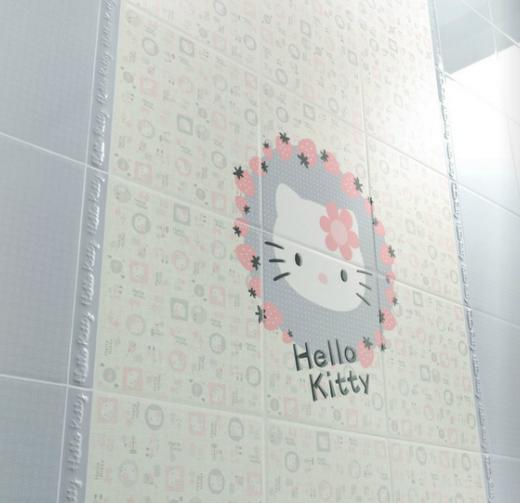 HELLO KITTY csempe - dekoratív burkolat gyerekeknek és a mesefigura kedvelőinek 