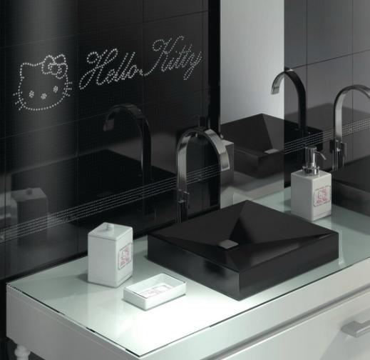 HELLO KITTY csempe - dekoratív burkolat gyerekeknek és a mesefigura kedvelőinek 