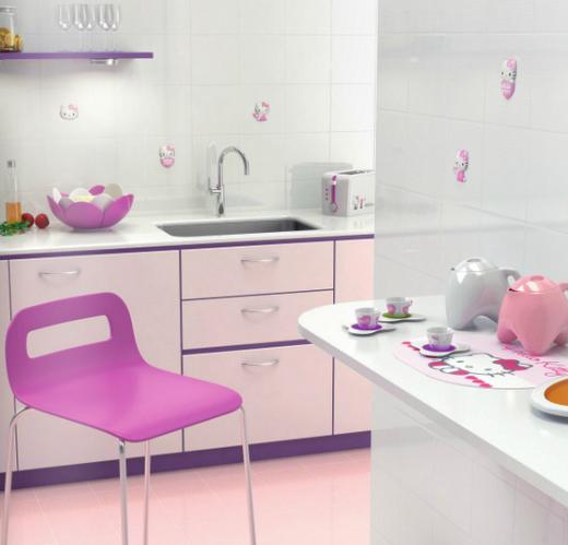 HELLO KITTY csempe - dekoratív burkolat gyerekeknek és a mesefigura kedvelőinek 