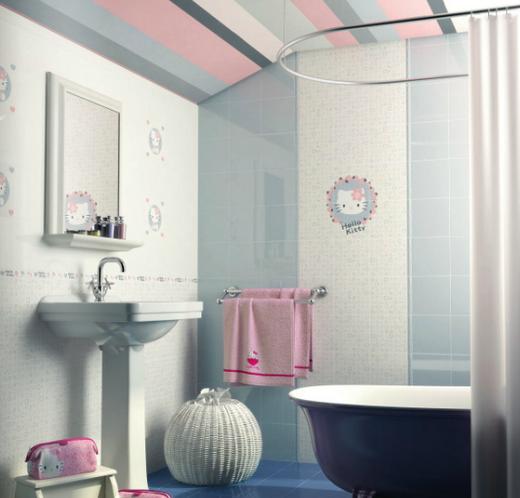 HELLO KITTY csempe - dekoratív burkolat gyerekeknek és a mesefigura kedvelőinek 