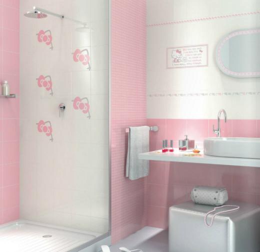 HELLO KITTY csempe - dekoratív burkolat gyerekeknek és a mesefigura kedvelőinek 