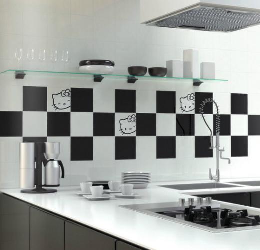 HELLO KITTY csempe - dekoratív burkolat gyerekeknek és a mesefigura kedvelőinek 