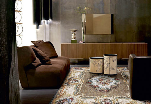 Luxus mozaik csempe szőnyeg a barokk romanticizmus jegyében - SICIS mozaikok