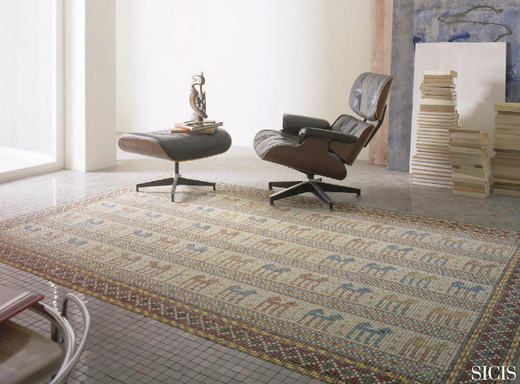 Luxus mozaik csempe szőnyeg a barokk romanticizmus jegyében - SICIS mozaikok