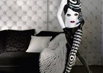 SICIS mozaik szobor lámpa - glamour csillogás