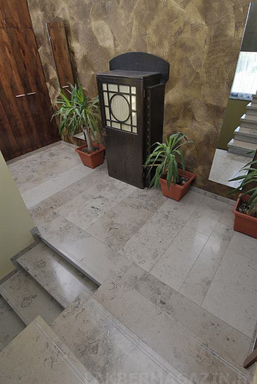 Természetes kőburkolat glamour stílusban