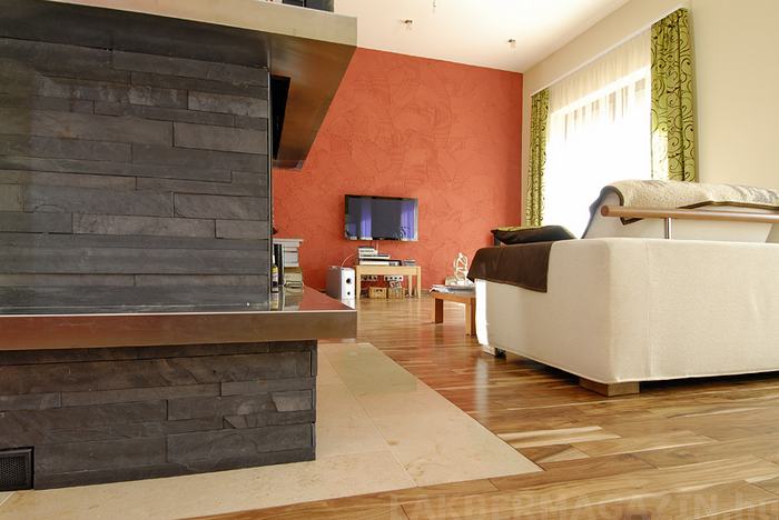 Természetes kőburkolat glamour stílusban