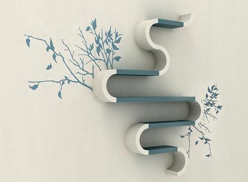 Különleges lakberendezési kiegészítők - moduláris polc rill Különleges lakberendezési kiegészítők - moduláris polc rill