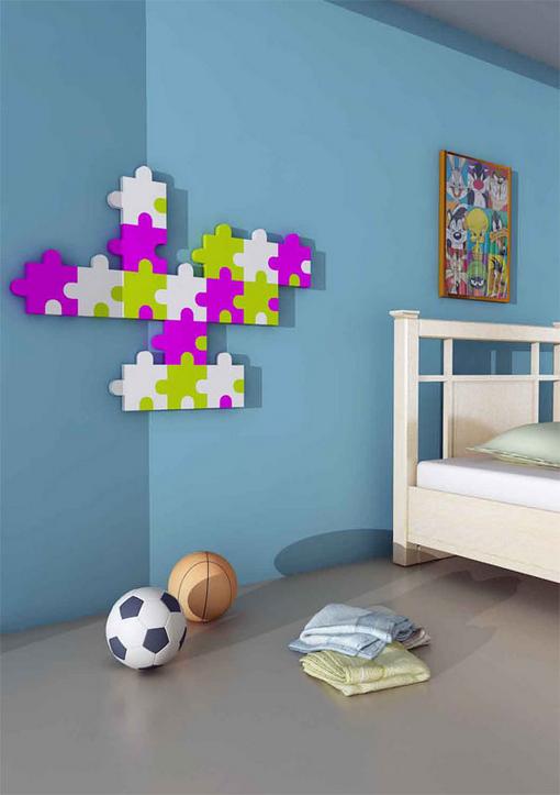 Modern és különleges radiátor design - puzzle