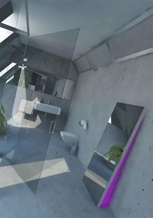 Modern és különleges radiátor design - álló tükör