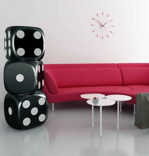 Modern és különleges radiátor design - dobókocka