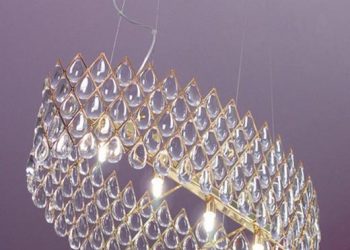 Fényűző lámpa design - szikrázó ólomkristály és luxus kivitel - RUGGIU klasszikus lámpa kollekció