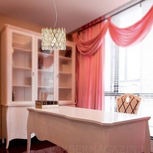 Fényűző lámpa design - szikrázó ólomkristály és luxus kivitel - RUGGIU klasszikus lámpa kollekció