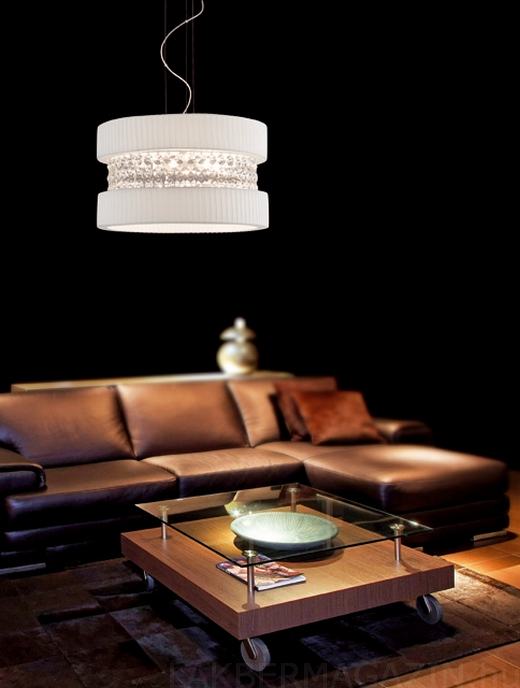 Fényűző lámpa design - szikrázó ólomkristály és luxus kivitel - RUGGIU klasszikus lámpa kollekció