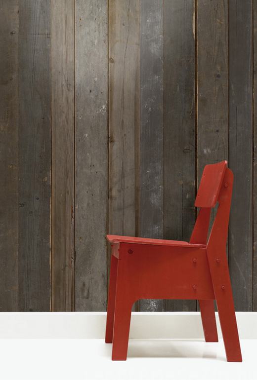 Rusztikus tapéta törmelék fa motívummal - Piet Hein Eek