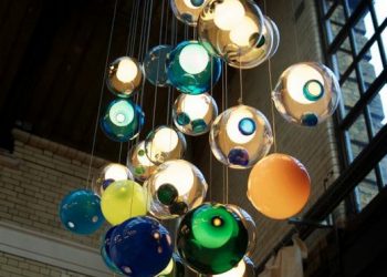 Üveggömb csillár - varázslatos lámpák a BOCCI-tól