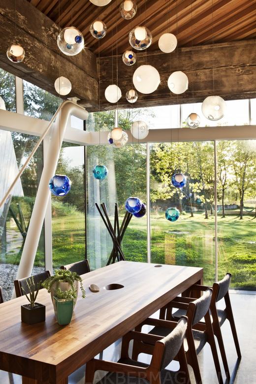 Üveggömb csillár - varázslatos lámpák a BOCCI-tól