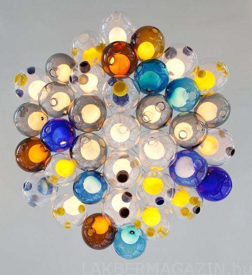 Üveggömb csillár - varázslatos lámpák a BOCCI-tól