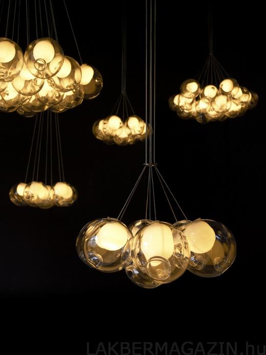 Üveggömb csillár - varázslatos lámpák a BOCCI-tól