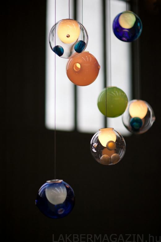 Üveggömb csillár - varázslatos lámpák a BOCCI-tól
