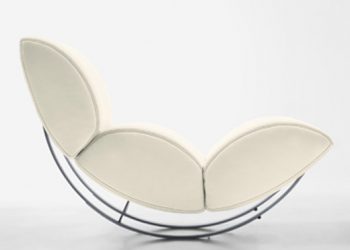 Bőr hintafotel lábtartóval - Jetlag | KOINOR