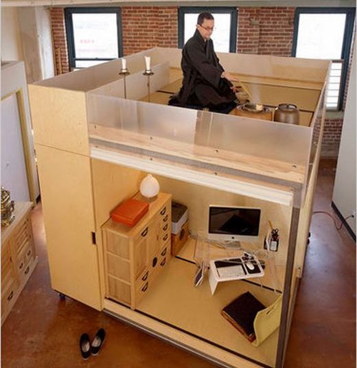 Feng Shui kocka - privát kuckó a lakásban