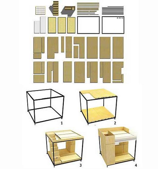 Feng Shui kocka - privát kuckó a lakásban Feng Shui kocka - privát kuckó a lakásban
