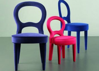 Modern olasz ebédlőszék tetőtől talpig bársonyban vagy bőrben - PROMEMORIA