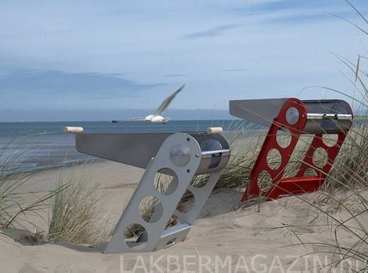 Design grillsütő - hordozható kerti grill | REIZFORM BBQ Seven