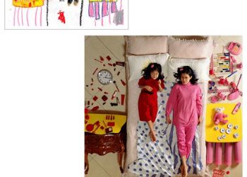 Gyerekrajzok - a felnőttek nyelvén újralkotva