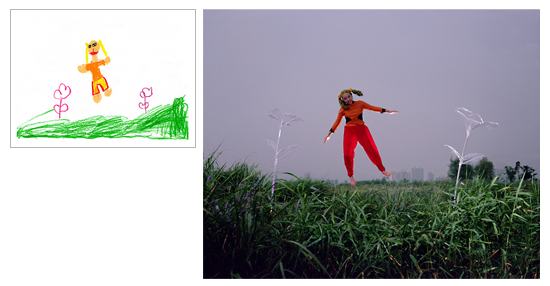 Gyerekrajzok - a felnőttek nyelvén újralkotva