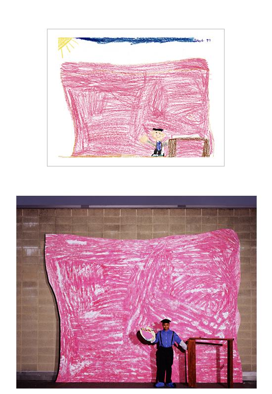 Gyerekrajzok - a felnőttek nyelvén újralkotva