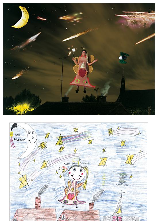 Gyerekrajzok - a felnőttek nyelvén újralkotva