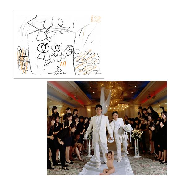 Gyerekrajzok - a felnőttek nyelvén újralkotva