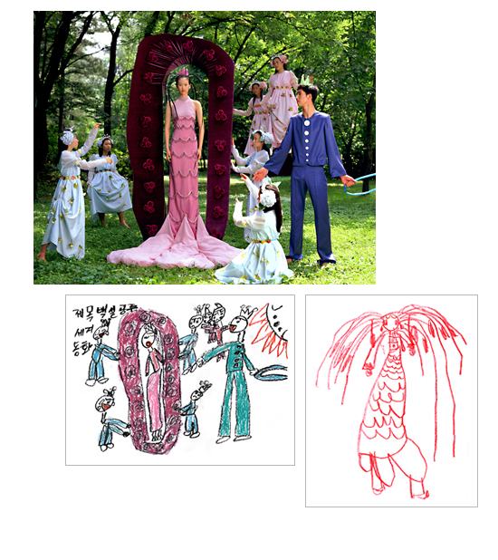 Gyerekrajzok - a felnőttek nyelvén újralkotva