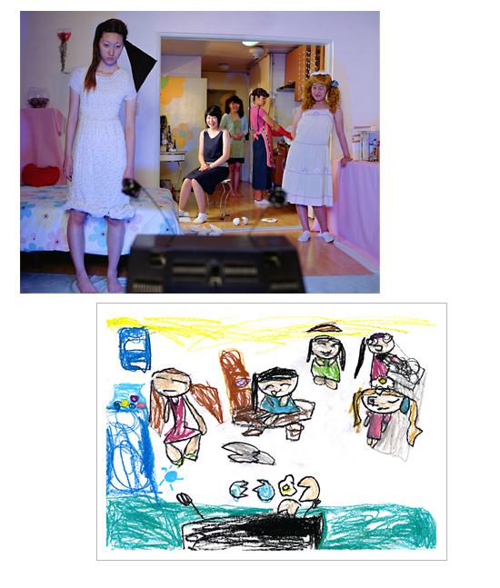 Gyerekrajzok - a felnőttek nyelvén újralkotva