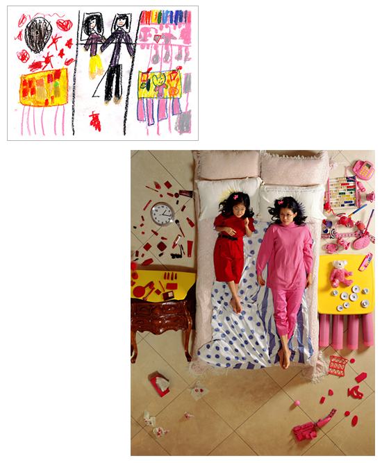 Gyerekrajzok - a felnőttek nyelvén újralkotva