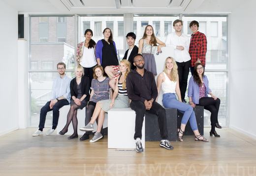 A Beckmans Formatervező Főiskola résztvevő hallgatói.