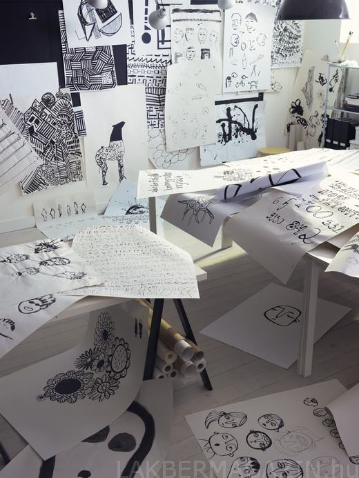 IKEA - Együttműködés a Beckmans Formatervező Főiskolával. A stockholmi vázlatoktól otthonod textiljeiig