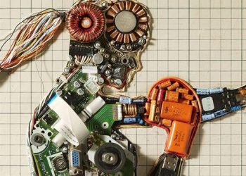 Látványos, kreatív plakátok egy reklámkampányhoz elektronikus hulladékokból