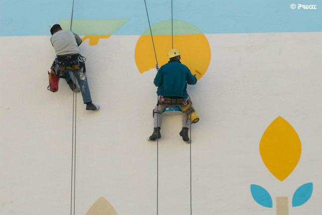 Új színekkel és street art alkotásokkal díszíti ki néhány héten belül a budapesti romkocsmák tűzfalait a Színes Város Csoport