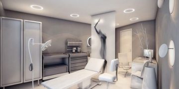 Ultramodern plasztikai sebészet belsőépítészeti látványtervei - Geometrix Design 1