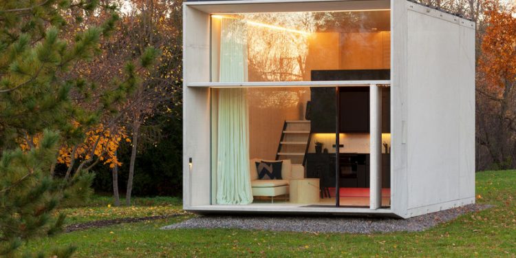 A jövő otthonai - moduláris, könnyen áthelyezhető, tökéletesen felszerelt kis házak környezetbarát kialakítással