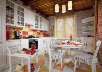 Otthonos lakberendezés provence-i stílusban - új építésű ház a fa természetességével