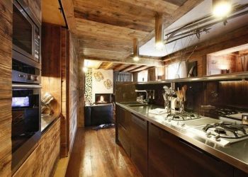 Rusztikus fa enteriőrök és modern lakberendezés 1